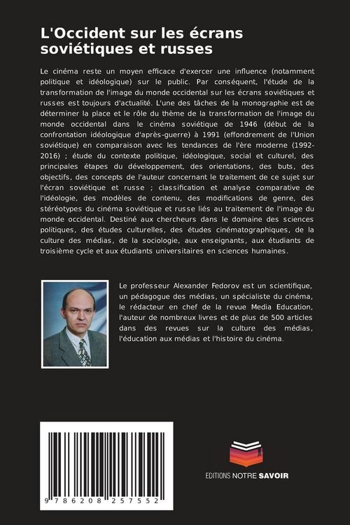 Produktbild: L'Occident sur les &eacute;crans sovi&eacute;tiques et russes