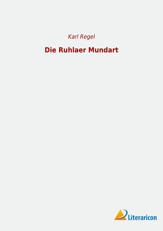 Produktbild: Die Ruhlaer Mundart