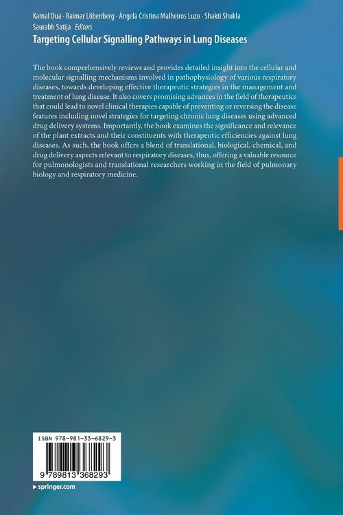 Produktbild: Targeting Cellular Signalling Pathways in Lung Diseases