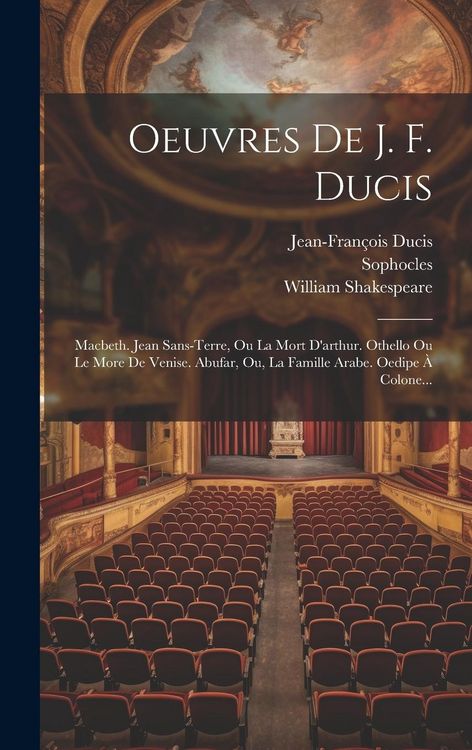 Produktbild: Oeuvres De J. F. Ducis