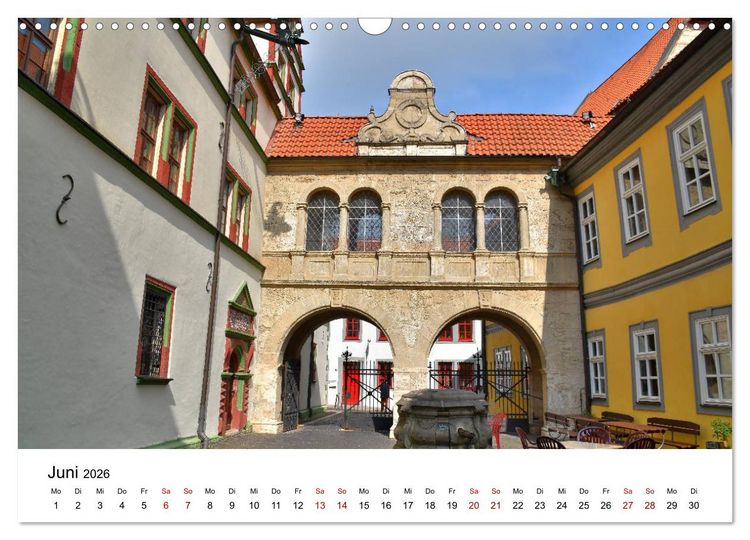 Produktbild: M&uuml;hlhausen in Th&uuml;ringen - Stadt im Herzen Deutschlands (Wandkalender 2026 DIN A3 quer), CALVENDO Monatskalender