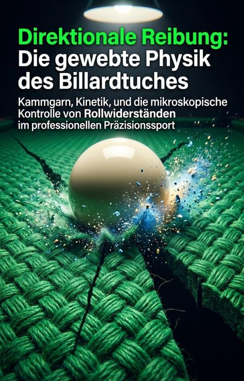 Produktbild: Direktionale Reibung: Die gewebte Physik des Billardtuches