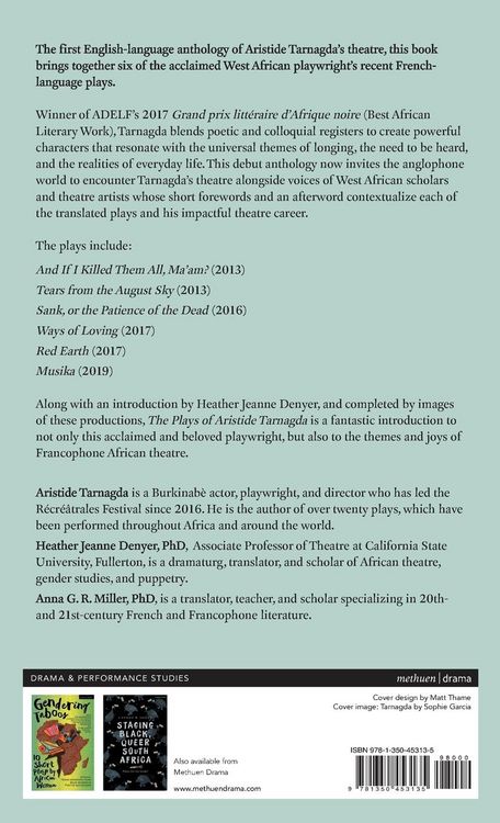 Produktbild: The Plays of Aristide Tarnagda