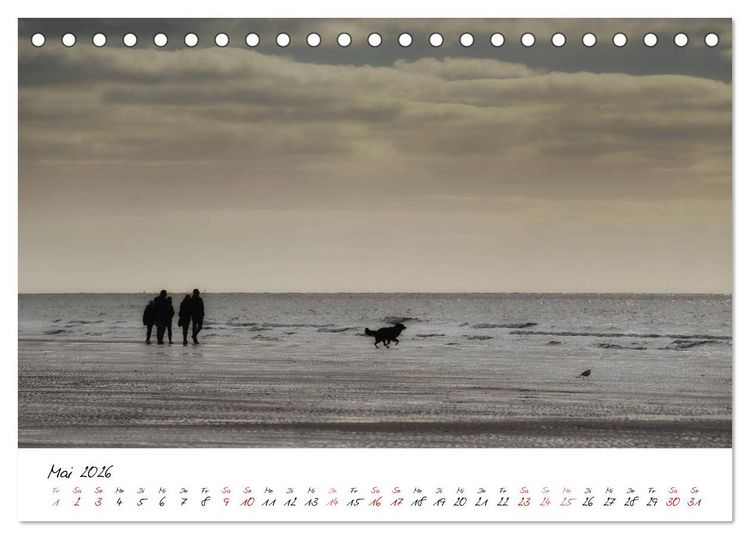 Produktbild: Naturpark Wattenmeer und Helgoland (Tischkalender 2026 DIN A5 quer), CALVENDO Monatskalender