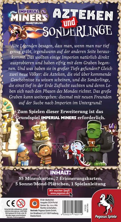 Produktbild: Imperial Miners: Azteken und Sonderlinge [Erweiterung] (Portal Games)