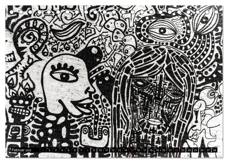 Produktbild: Street art London Michael Jaster (Tischkalender 2026 DIN A5 quer), CALVENDO Monatskalender