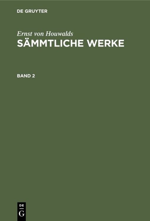 Produktbild: S&auml;mmtliche Werke. Band 2