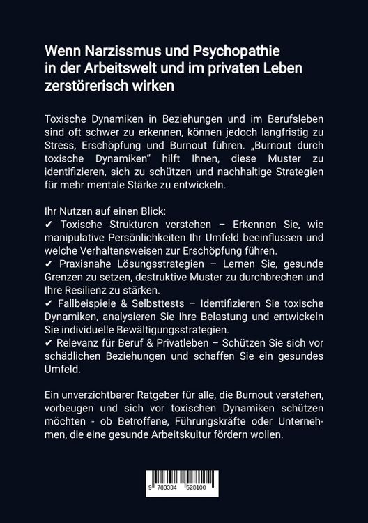 Produktbild: Burnout durch toxische Dynamiken