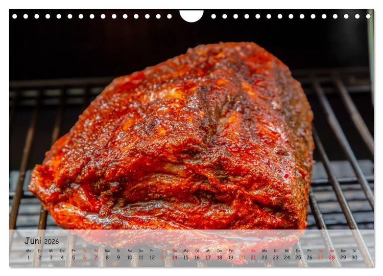 Produktbild: BBQ - Smoker F&uuml;r Fleisch und Gem&uuml;se (Wandkalender 2026 DIN A4 quer), CALVENDO Monatskalender