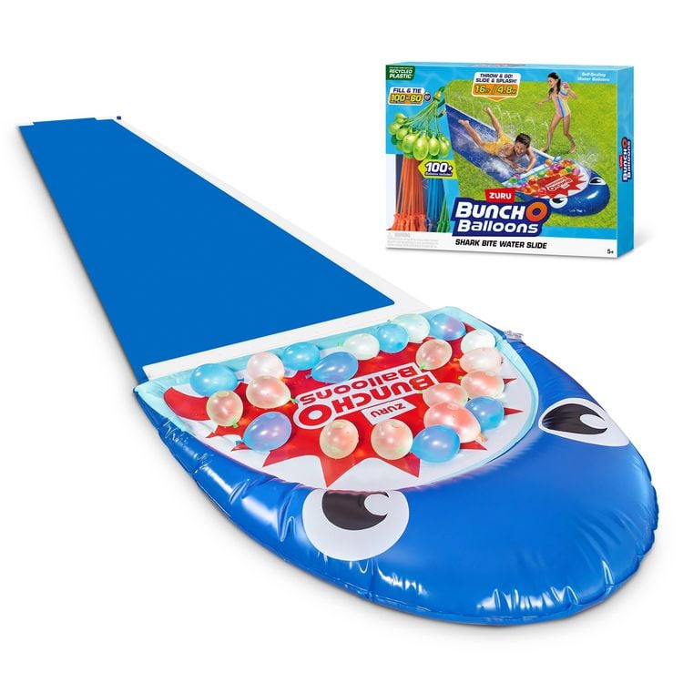 Produktbild: Bunch O Balloons - Wasserrutsche Hai mit 100+ Wasserballons