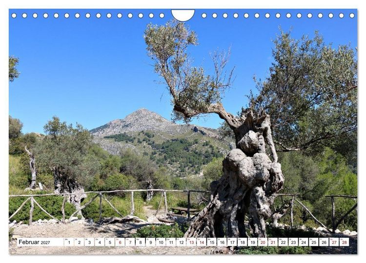 Produktbild: Mallorca GR 221. Weitwandern durch die Serra de Tramuntana (Wandkalender 2027 DIN A4 quer), CALVENDO Monatskalender