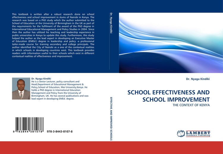Produktbild: SCHOOL EFFECTIVENESS AND SCHOOL IMPROVEMENT