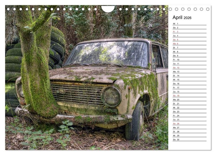 Produktbild: Rostlauben - vergessene Klassiker (Wandkalender 2026 DIN A4 quer), CALVENDO Monatskalender