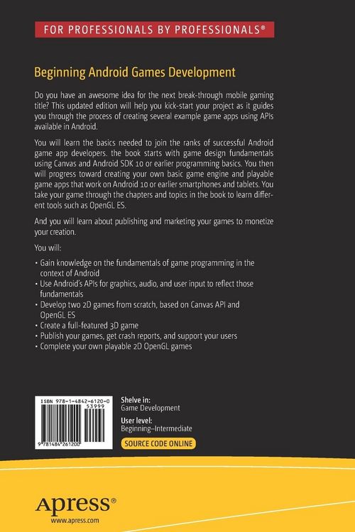 Produktbild: Beginning Android Games Development