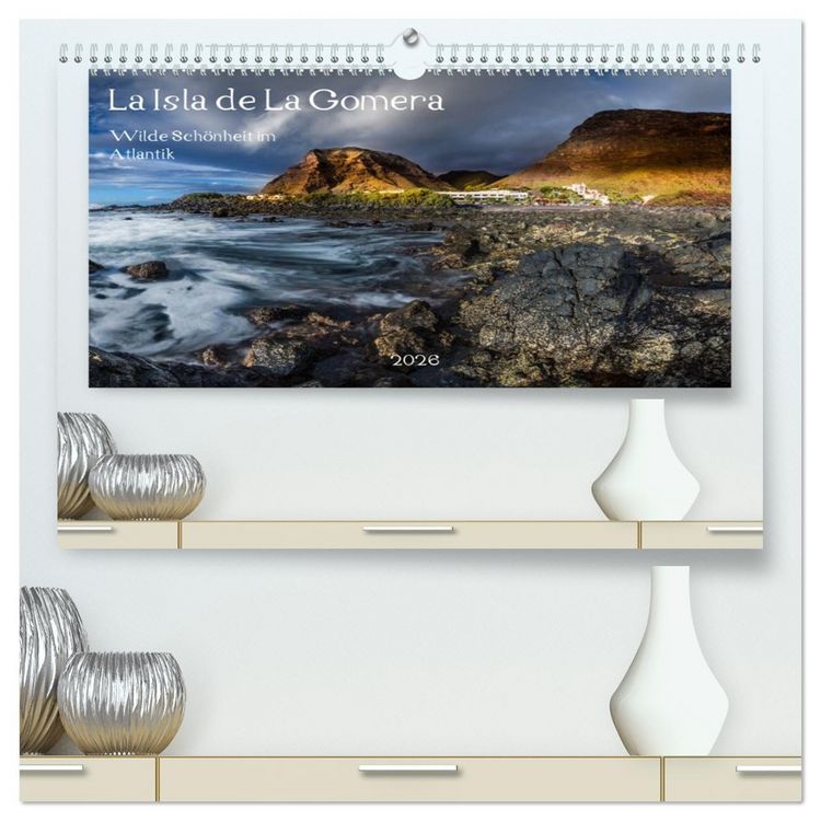 Produktbild: La Isla de La Gomera - Wilde Sch&ouml;nheit im Atlantik (hochwertiger Premium Wandkalender 2026 DIN A2 quer), Kunstdruck in Hochglanz