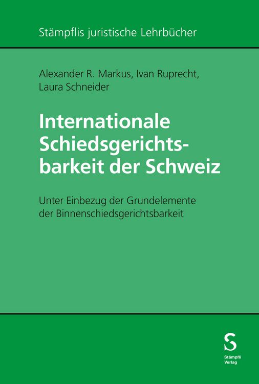 Produktbild: Internationale Schiedsgerichtsbarkeit der Schweiz