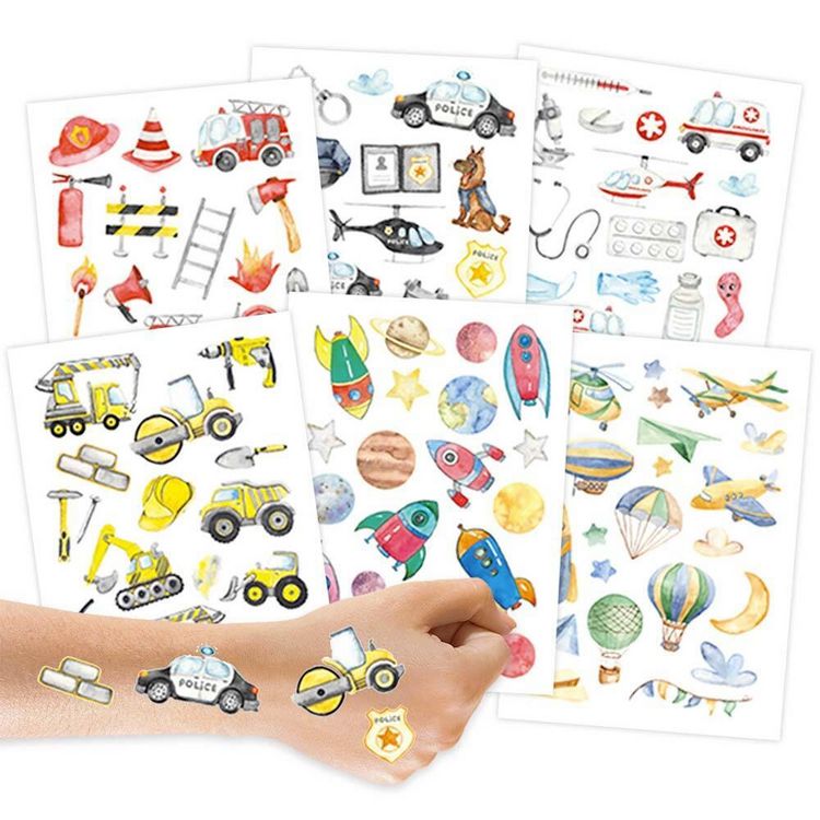 Produktbild: 100 Kinder-Tattoos 'Berufe'