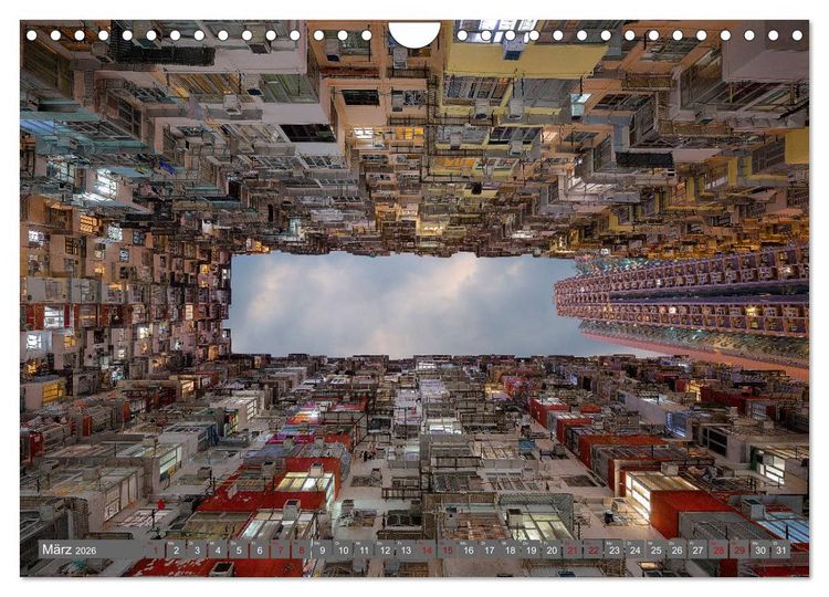 Produktbild: Hong Kong Citylights (Wandkalender 2026 DIN A4 quer), CALVENDO Monatskalender