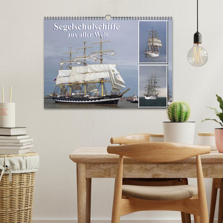 Produktbild: Segelschulschiffe aus aller Welt (Wandkalender 2026 DIN A3 quer), CALVENDO Monatskalender