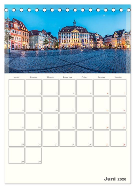 Produktbild: Coburg - im Wandel der Zeit (Tischkalender 2026 DIN A5 hoch), CALVENDO Monatskalender