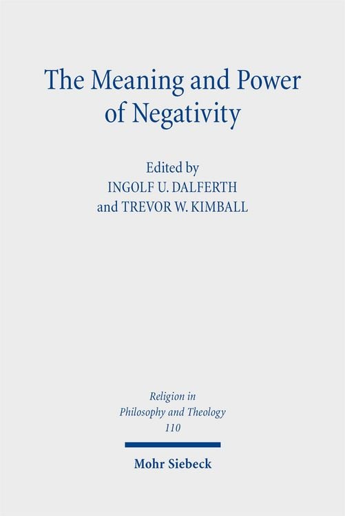 Produktbild: The Meaning and Power of Negativity