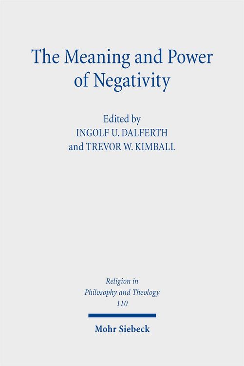 Produktbild: The Meaning and Power of Negativity
