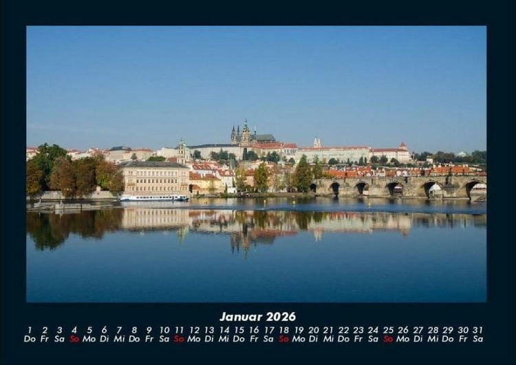 Produktbild: Prag 2026 Fotokalender DIN A4