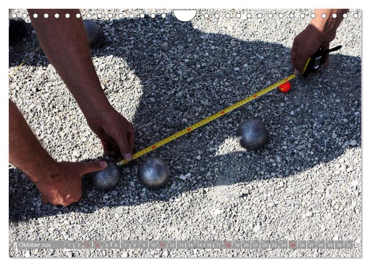 Produktbild: Boule. Konzentration - Sport - Entspannung (Wandkalender 2026 DIN A4 quer), CALVENDO Monatskalender