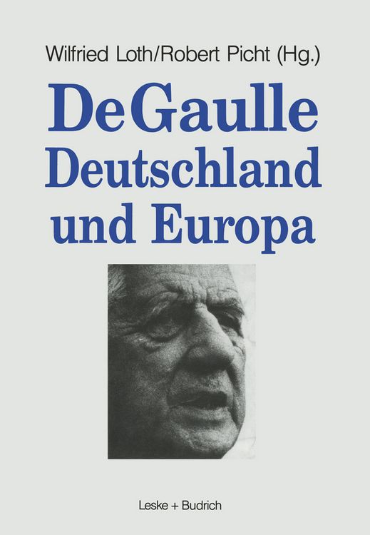 Produktbild: De Gaulle, Deutschland und Europa