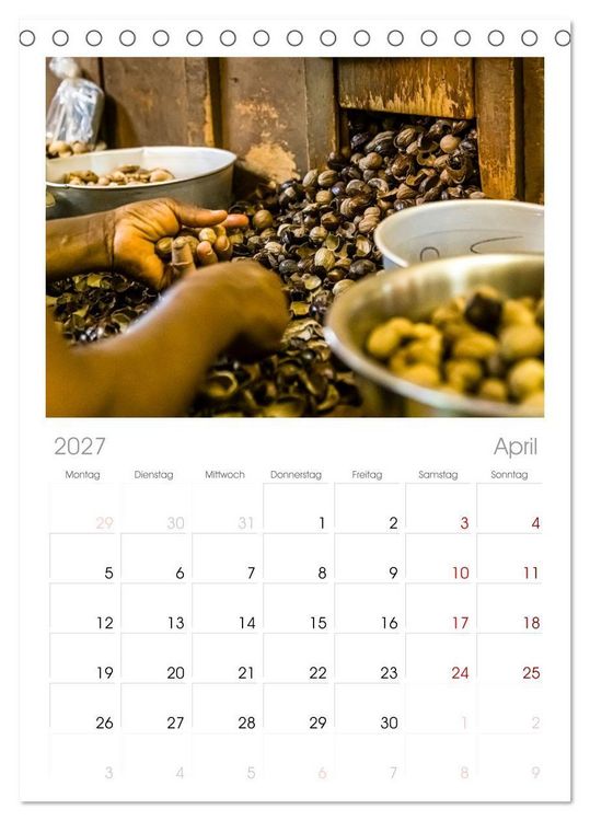Produktbild: Tischplaner 2027 - Fr&uuml;chte der Karibik (A5 Tischkalender zum Aufstellen) CALVENDO