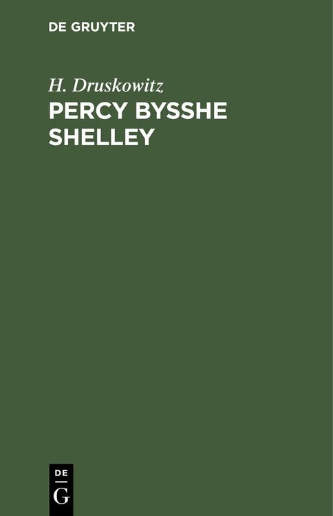 Produktbild: Percy Bysshe Shelley