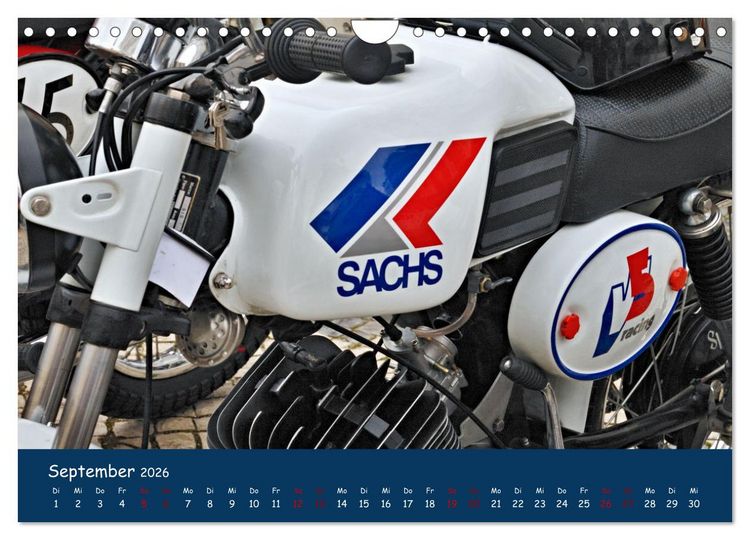 Produktbild: Vintage Mopeds (Wandkalender 2026 DIN A4 quer), CALVENDO Monatskalender