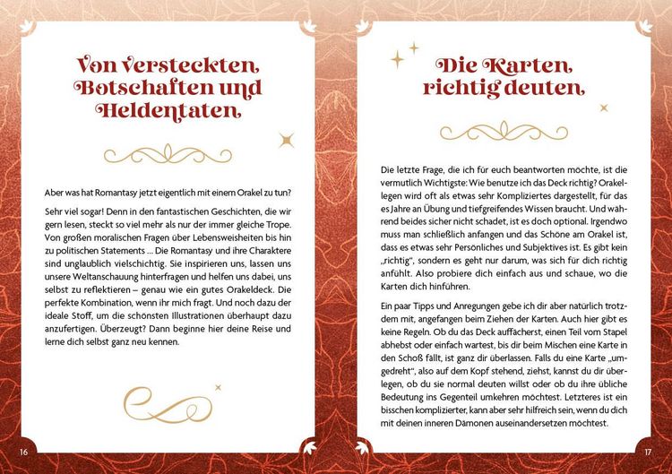 Produktbild: Kartenset: Romantasy-Orakel | Nutze die Botschaften der beliebtesten Tropes, Archetypen und Settings