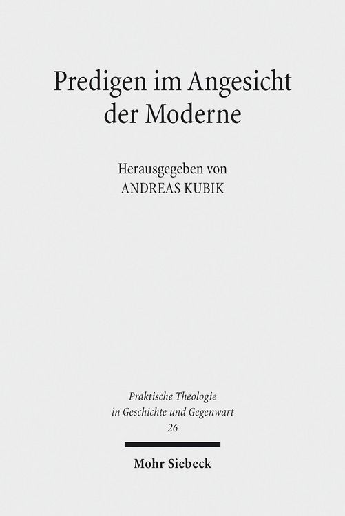 Produktbild: Predigen im Angesicht der Moderne