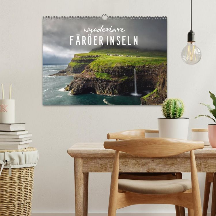 Produktbild: Wunderbare F&auml;r&ouml;er Inseln (Wandkalender 2026 DIN A3 quer), CALVENDO Monatskalender