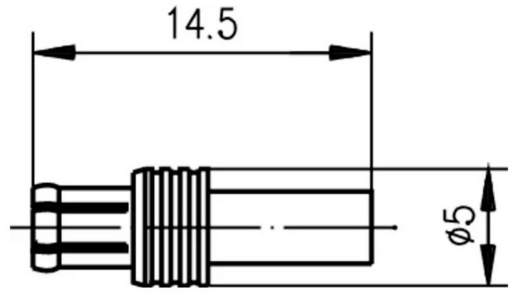 Produktbild: Teleg&auml;rtner 100024977 100024977 MCX-Kabelstecker Stecker 50Ω 1St.