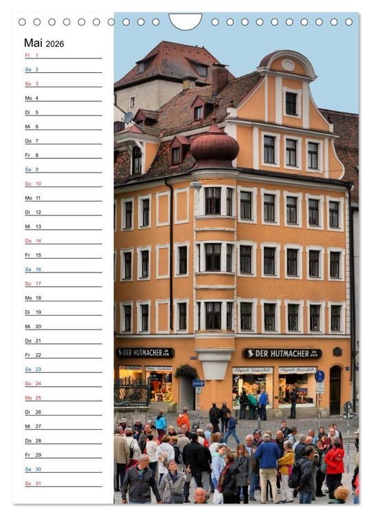 Produktbild: Regensburg - Ansichtssache (Wandkalender 2026 DIN A4 hoch), CALVENDO Monatskalender