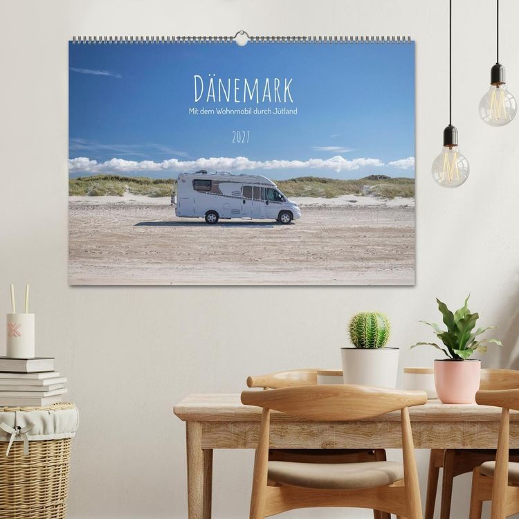Produktbild: D&auml;nemark - Mit dem Wohnmobil durch J&uuml;tland (Wandkalender 2027 DIN A2 quer), CALVENDO Monatskalender