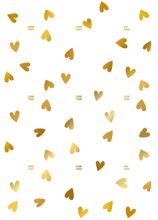 Produktbild: Geschenkpapier-Bogen mit Goldfolie &ndash; Sch&ouml;ner Schenken