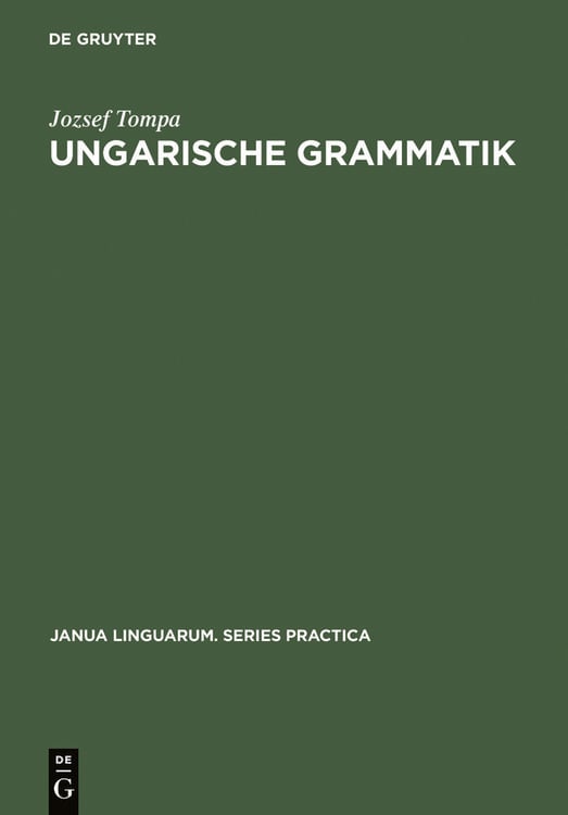Produktbild: Ungarische Grammatik