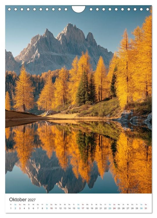 Produktbild: Berge im Wandel (Wandkalender 2027 DIN A4 hoch), CALVENDO Monatskalender