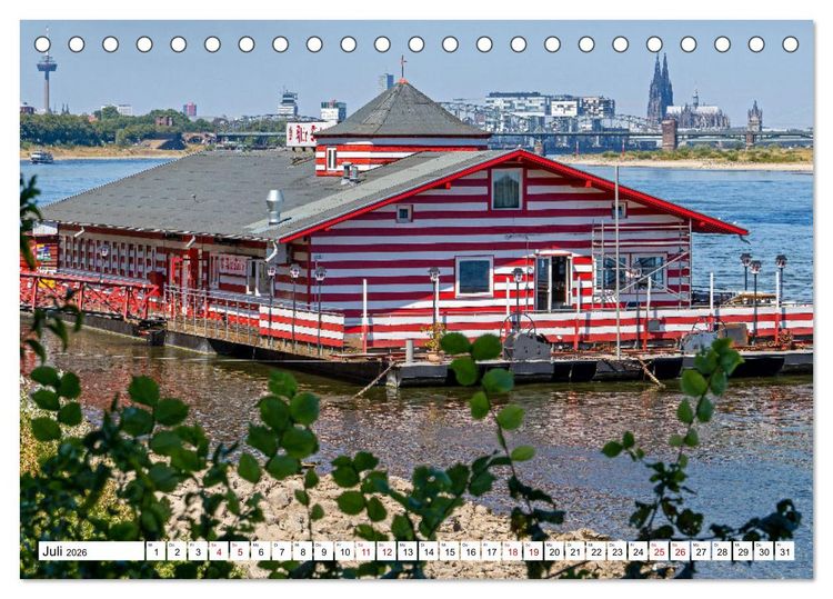 Produktbild: K&ouml;ln - Facetten einer Stadt (Tischkalender 2026 DIN A5 quer), CALVENDO Monatskalender