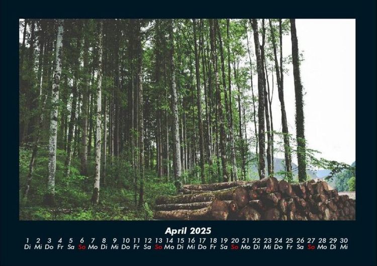 Produktbild: Landschaftskalender 2025 Fotokalender DIN A4