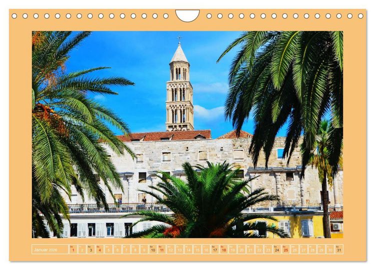 Produktbild: SPLIT Kroatien - Dalmatien (Wandkalender 2026 DIN A4 quer), CALVENDO Monatskalender