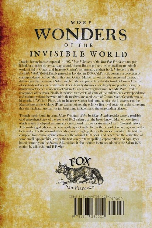 Produktbild: More Wonders of the Invisible World