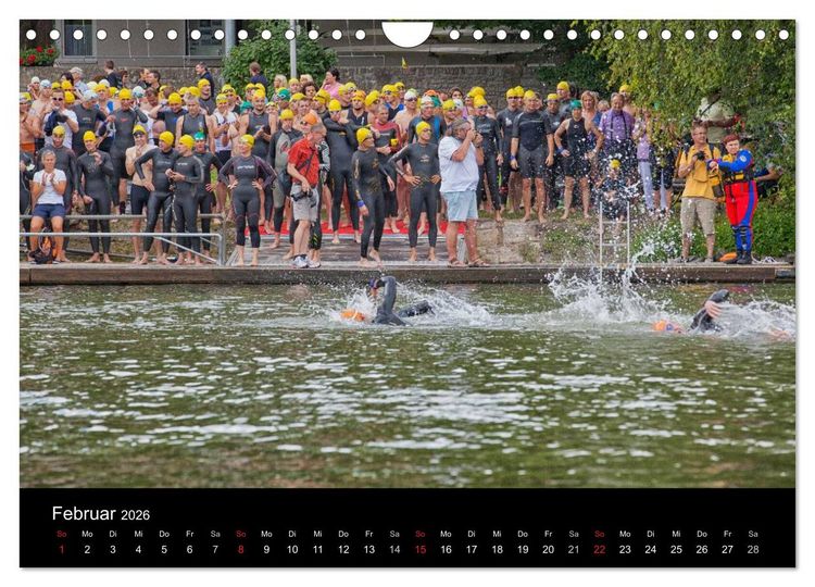 Produktbild: Fascination Triathlon (Wandkalender 2026 DIN A4 quer), CALVENDO Monatskalender
