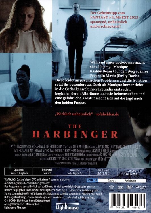 Produktbild: The Harbinger - Tr&auml;ume des Grauens