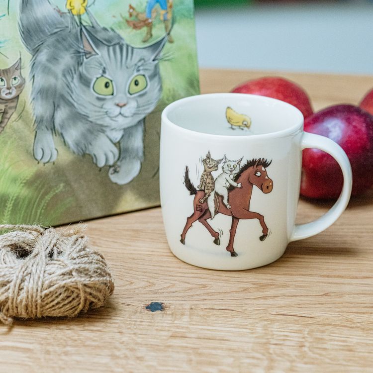 Produktbild: Porzellanbecher &ldquo;Reitstunde mit Charlie