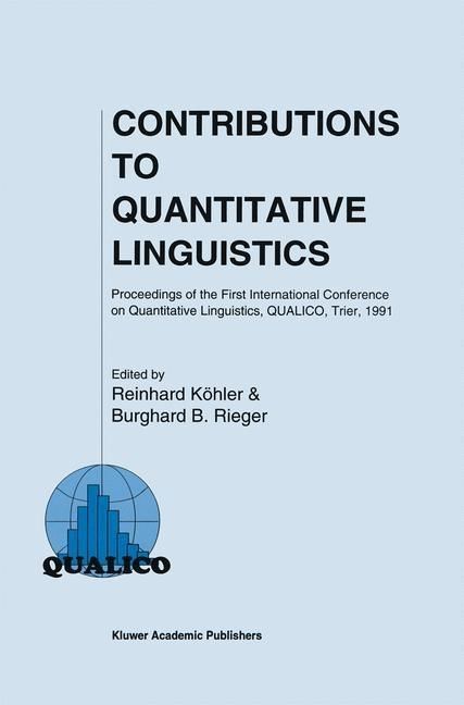 Produktbild: Contributions to Quantitative Linguistics