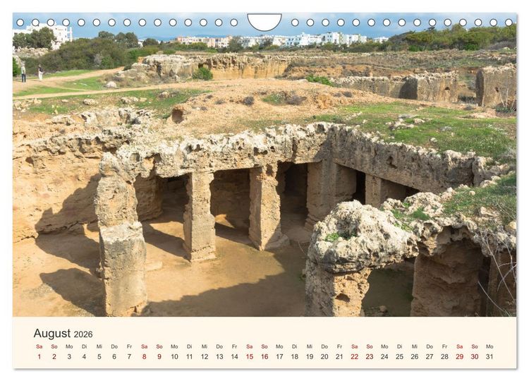 Produktbild: Zypern erleben (Wandkalender 2026 DIN A4 quer), CALVENDO Monatskalender